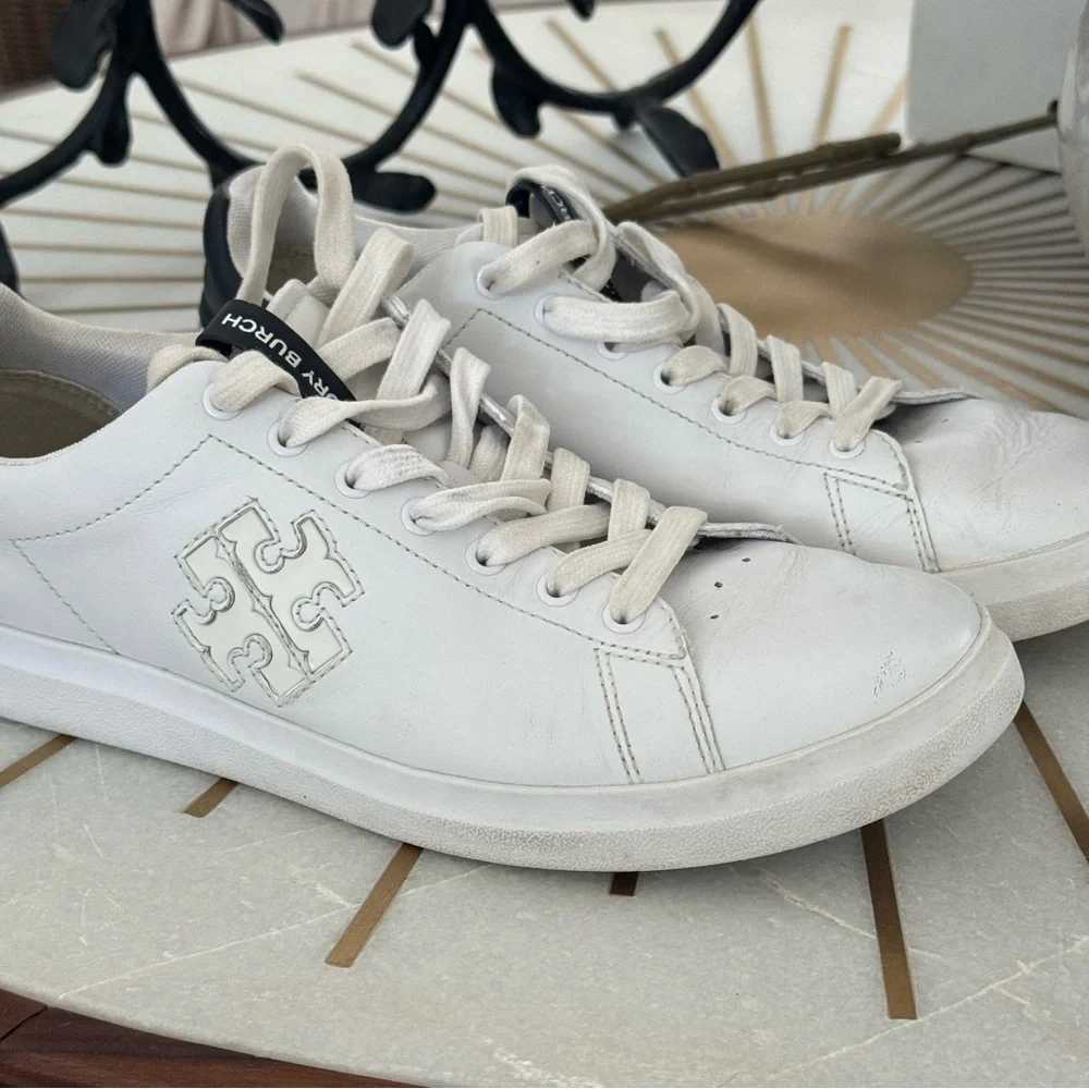 Tory Burch | Double T Howell Court sneakers ~ Size 9.5